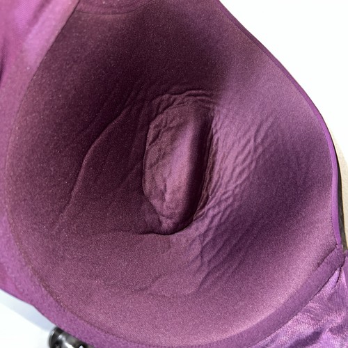 Torrid Women Bra 50DD Red Burgundy Purple Underwire Smooth T-shirt Push Up - Picture 9 of 11