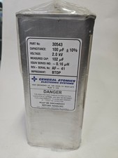 Oil Filled Capacitor 100 microfarads 2.0 KV Filter Capacitor