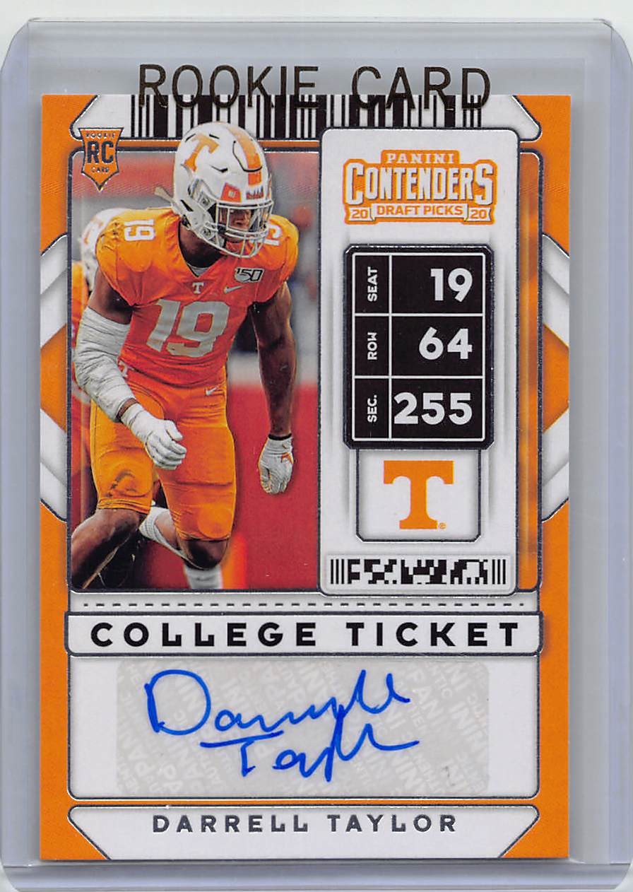 Darrell Taylor Panini Contenders Draft Picks #276 Base