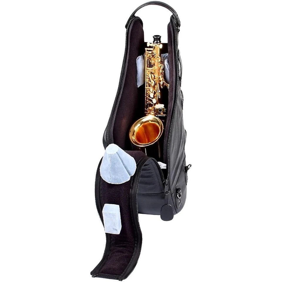 Bolso de concierto Gard Mid-Suspension EM cuello ancho bolsillo saxo alto 111-MLK ultra cuero Foto 3 de 4