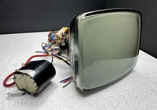 CRT PICTURE TUBE 14SX3Y4 B&W, WITH HIGH VOLTAGE YOKE, APPROX.  5" X 4",