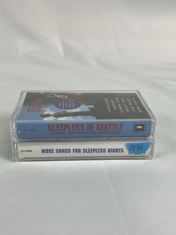 SLEEPLESS IN SEATTLE Cassette Tape Lot of 2 Original Soundtrack and More Songs - Image 2 of 4