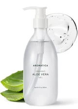 Organic Aloe Vera Gel 10.14oz/300ml, After Sun Care And Sunburn Relief with Pure