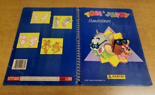 TOM E JERRY MEMOSTICKERS 1990 PANINI ALBUM FIGURINE COMPLETO 30 FIGURINE.