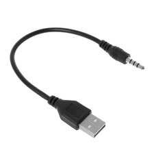 USB 2.0 to 3.5MM Aux Plug Male to Male Lead Jack Adapter Converter Data Ca