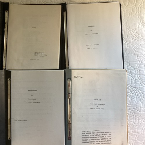 Various Movie Scripts Screenplays 1970s to 2000s sold individually - Picture 10 of 10