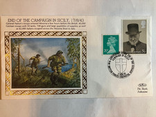 Anniversary of the end of sicily campain postal service Churchill postage