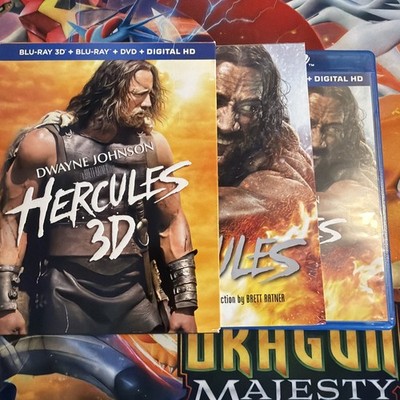 Hercules 3D (OOP Blu-ray, 2014, 3-Disc Unrated Target Exclusive w/ Slipbox, Book
