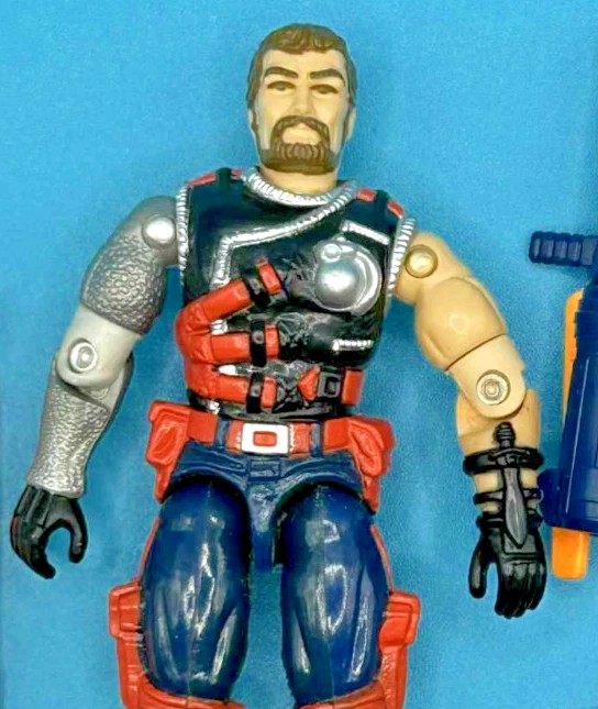 G.I. Joe Mercer V2 3.75” Action Figure 100% Complete 1991 Hasbro ARAH Vintage EX - Image 2 of 3
