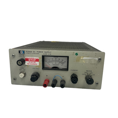 HP Hewlett Packard 6284A DC Power Supply 0-20V 0-3A Linear Lab Bench Power Suppl