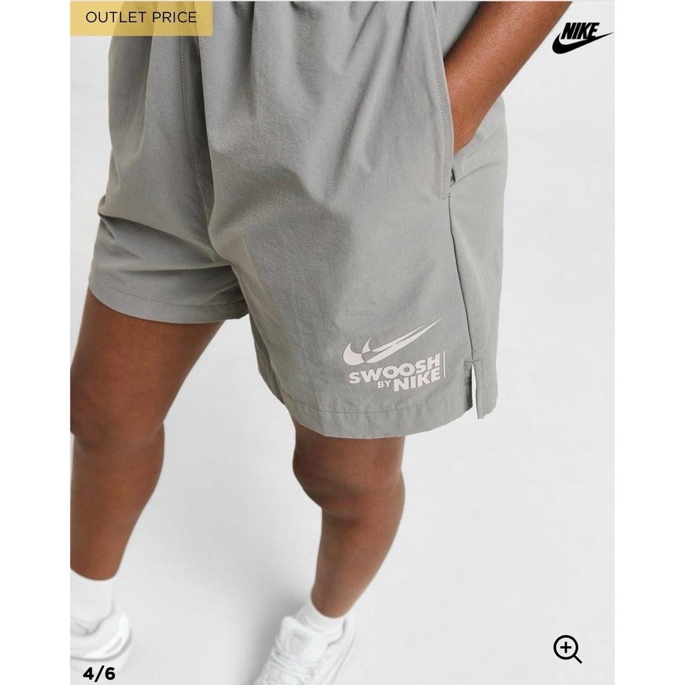 Nike SWOOSH shorts gray medium thumbnail 3