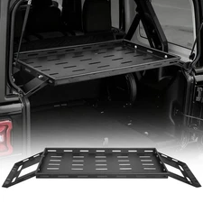VEVOR Rear Trunk Cargo Rack, for 2007-2024 Jeep Wrangler JK, 300 lbs Capacity, C