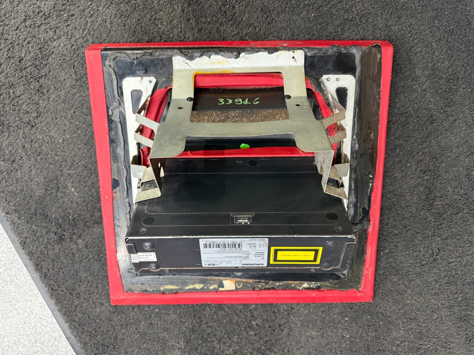 Lamborghini Murcielago Rear Cd changer Red P/N 410035110