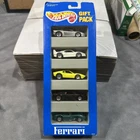 Hot Wheels Vintage 1993 Ferrari 5 Car Gift Pack 355 F40 308 348 250