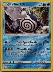Poliwrath 32/149 Sun & Moon Base Set Reverse Holo
