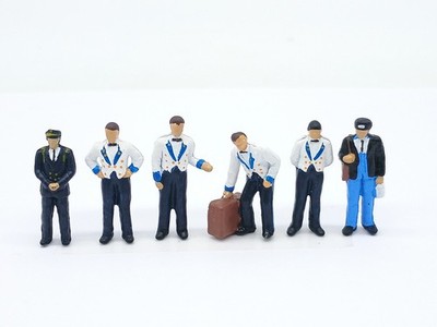 Bachmann Figuren 36-420 Midland Pullman Stewards & Train Crew OO - (unbenutzt) neuwertig