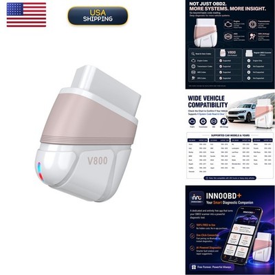 Panlong V800 Bluetooth OBD2 Scanner for iOS Android Engine Transmission ABS SRS