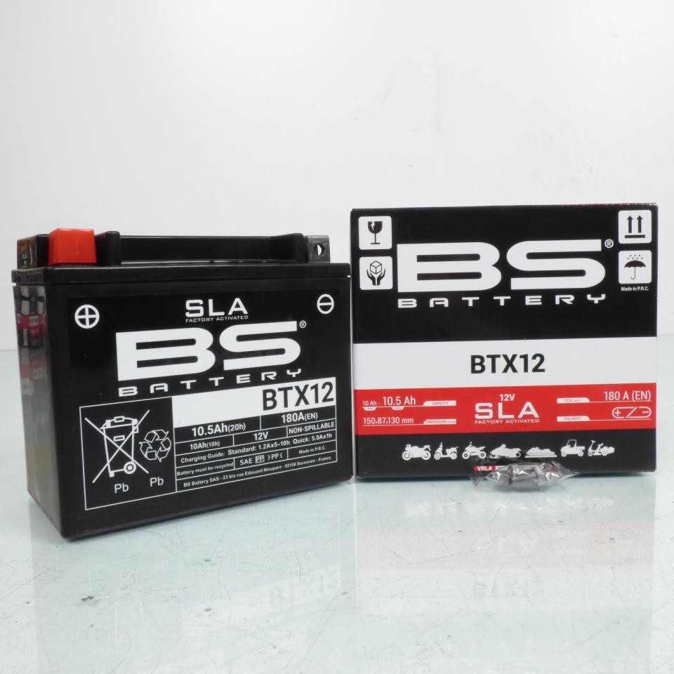 Batterie YTX12-BS pour démarrer votre quad Arctic Cat par grand froid