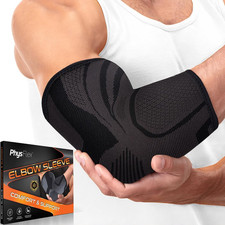 Elbow Brace 2 Pack for Tennis  Golfer'S Elbow Pain Relief - Elbow Compression S