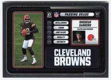 2025 Donruss Optic #3 Shedeur Sanders Passing Grade