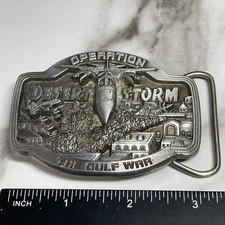 Vintage Operation Desert Storm Buckles Of America LE 2725 Belt Buckle MBK-8