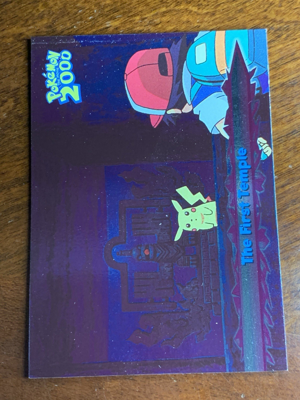 Topps Pokemon the Movie 2000 #32 The First Temple Silver Foil FREE COMBINED SHIP