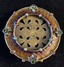 Jay Strongwater 3" Swarovski Crystals Round Frame