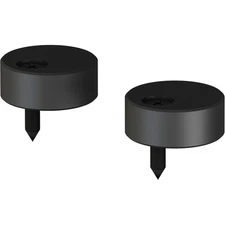 Anti-Jump Discs for Sliding Doors, Black by Stone Harbor Hardware