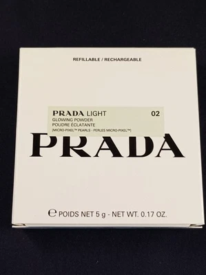 Prada Light Glowing Powder - Shade 02 Pink - Refillable 5g - Neu & Versiegelt