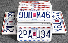 Missouri Bulk 100 License Plates 2020 Clean Awesome ShopLicensePlates