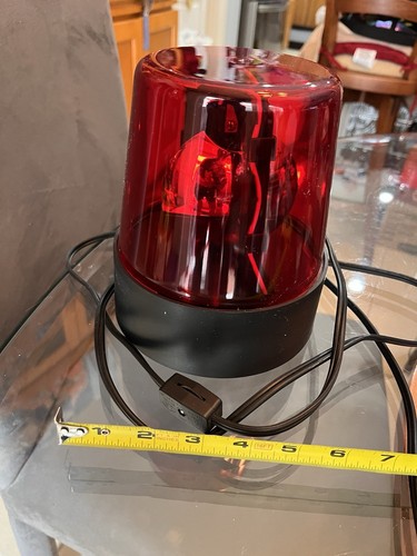 2005 Vintage Red DOME Lite Model 1739 Lite/FX On/Off 6' Cord Tested Works - Picture 3 of 12