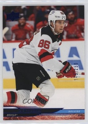 2024-25 Upper Deck Series 2 Deluxe 145/250 Jack Hughes #351 nw2