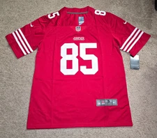 George Kittle #85 Red 49ers Stitched Men's Jerseys