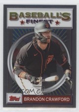 2020 Topps Finest Flashbacks Brandon Crawford #137 02rn