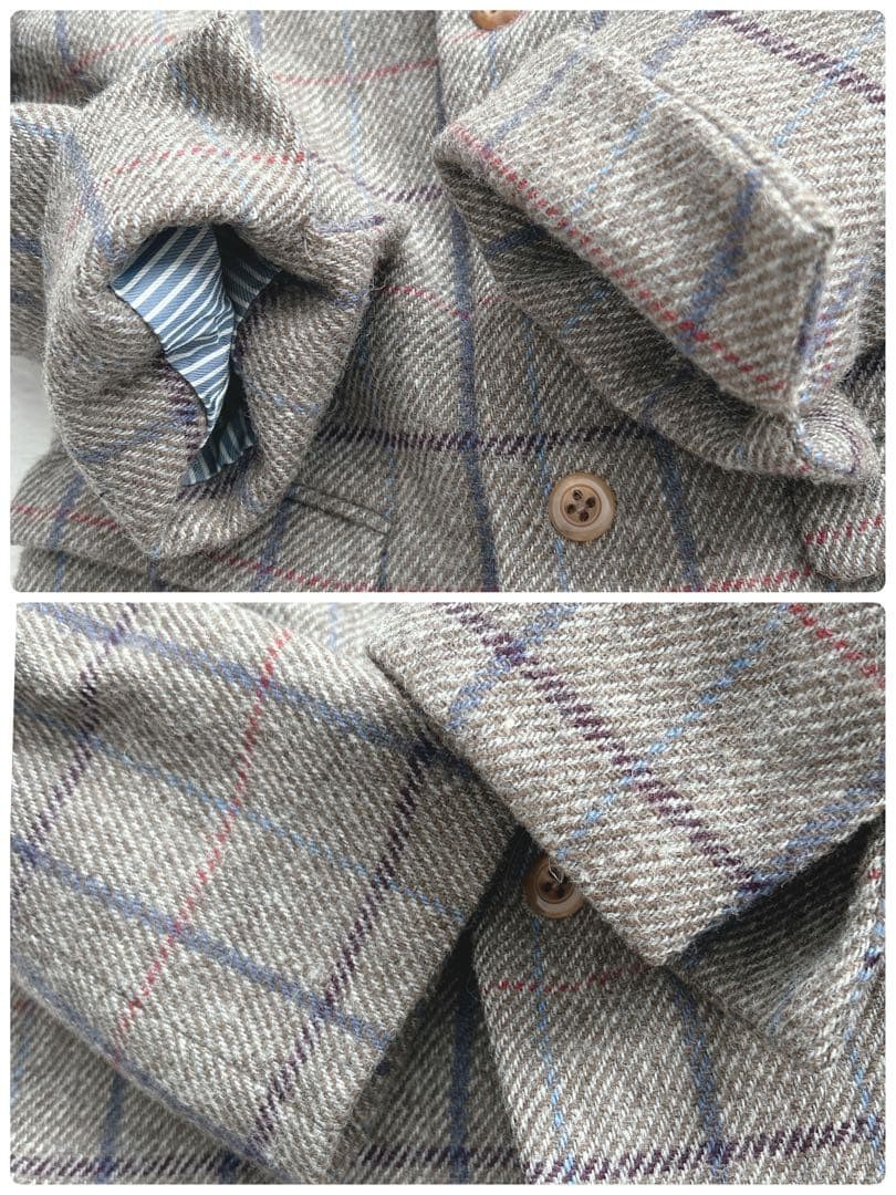 45R Lovat Tweed Jacket, Check Pattern, Wool - image 12