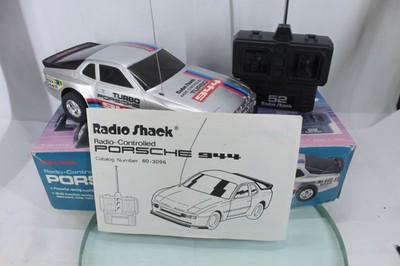 Vintage Radio Shack Tandy Porsche 944 Turbo RC Car MOTORS GOOD, NO