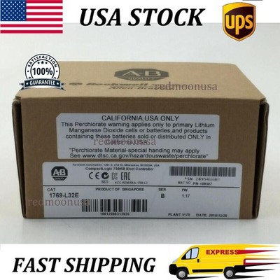AB 1769-L32E SER B CompactLogix EtherNet Processor 1769L32E New Factory Sealed