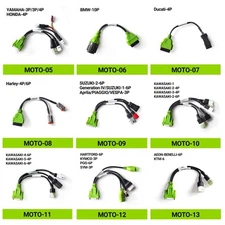 Motorcycle Diagnostic Cable works with JDiag M300 Scanner For Honda yamaha......