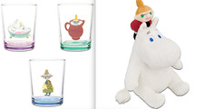 Moomin Ichiban Kuji Moomi Little My Peluche Muñeca y Color Fondo Vidrio Set 2022