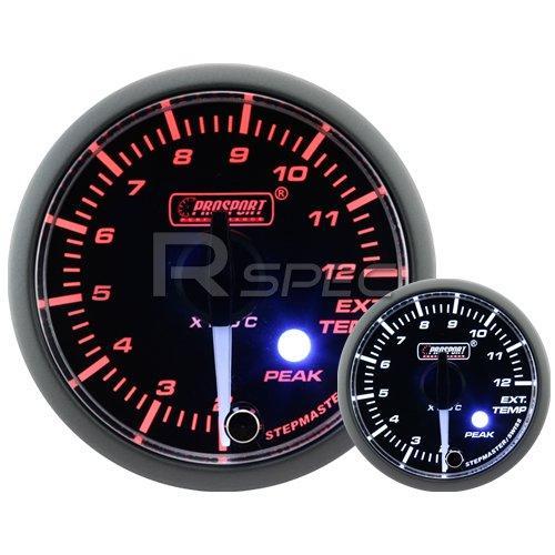 Medidor de temperatura de escape de automóvil Prosport 52 mm ámbar blanco transparente EGT advertencia máxima - Imagen 1 de 1