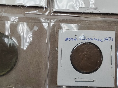 Vintage UK Great Britain Large Cent - Younger Portraits of Queen Elizabeth II - Picture 15 of 18