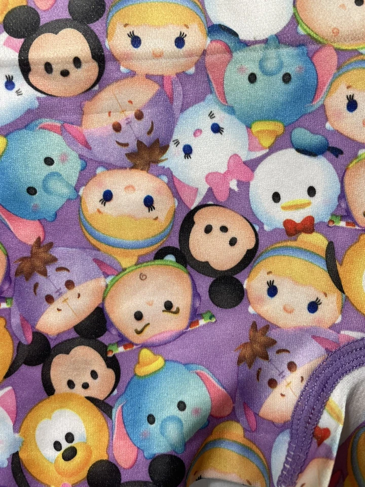 Disney Tsum Tsum Niñas Talla 8 Mediana Sin Costuras Paquete de 2 Dibujos Animados Ropa Interior Nuevo Foto 4 de 4