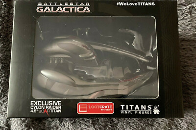 Battlestar Galatica Cylon Raider 4,5'' Scar Titan - Beutekiste (BRANDNEU)