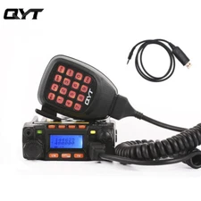 QYT KT-8900 25W High Power Dual Band Mini Mobile Radio Vehicle Radio + Cable