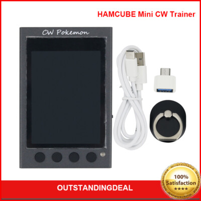 HAMCUBE Mini CW Trainer Morse Code Trainer W/ Display For Telegraph Practice os1
