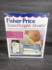 Vintage 90s Fisher Price Baby Monitor Sound 'N Lights Monitor New