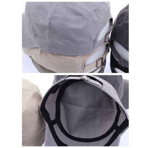 Gorra de camionero unisex para hombre mujer en blanco liso liso militar con correa trasera - Imagen 5 de 12