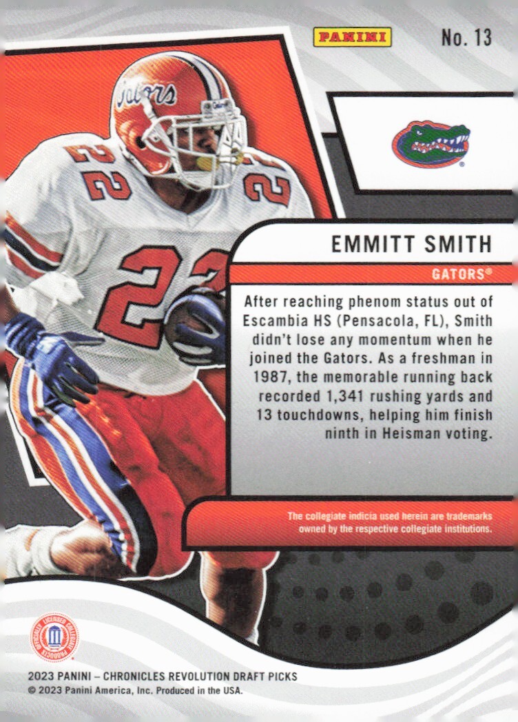 Affiche Calendrier Football 1987 – Florida Gators "Here Comes The Sun" Emmitt Smith, 22x34
