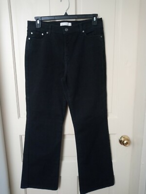 VGC Levi's 512 Perfectly Slimming Bootcut sz 16M High Rise Black Jeans D-6