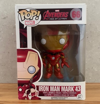 Funko Pop Marvel Avengers Age of Ultron - IRON MAN MARK 43 #66 | eBay